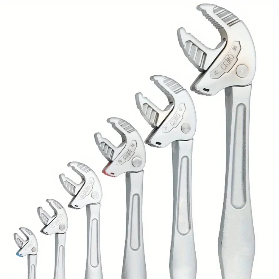 

Heavy-Duty Industrial Crab Claw Wrench Self-Adjusting Ratchet Wide Jaw for Automotive Piping Manufacturing