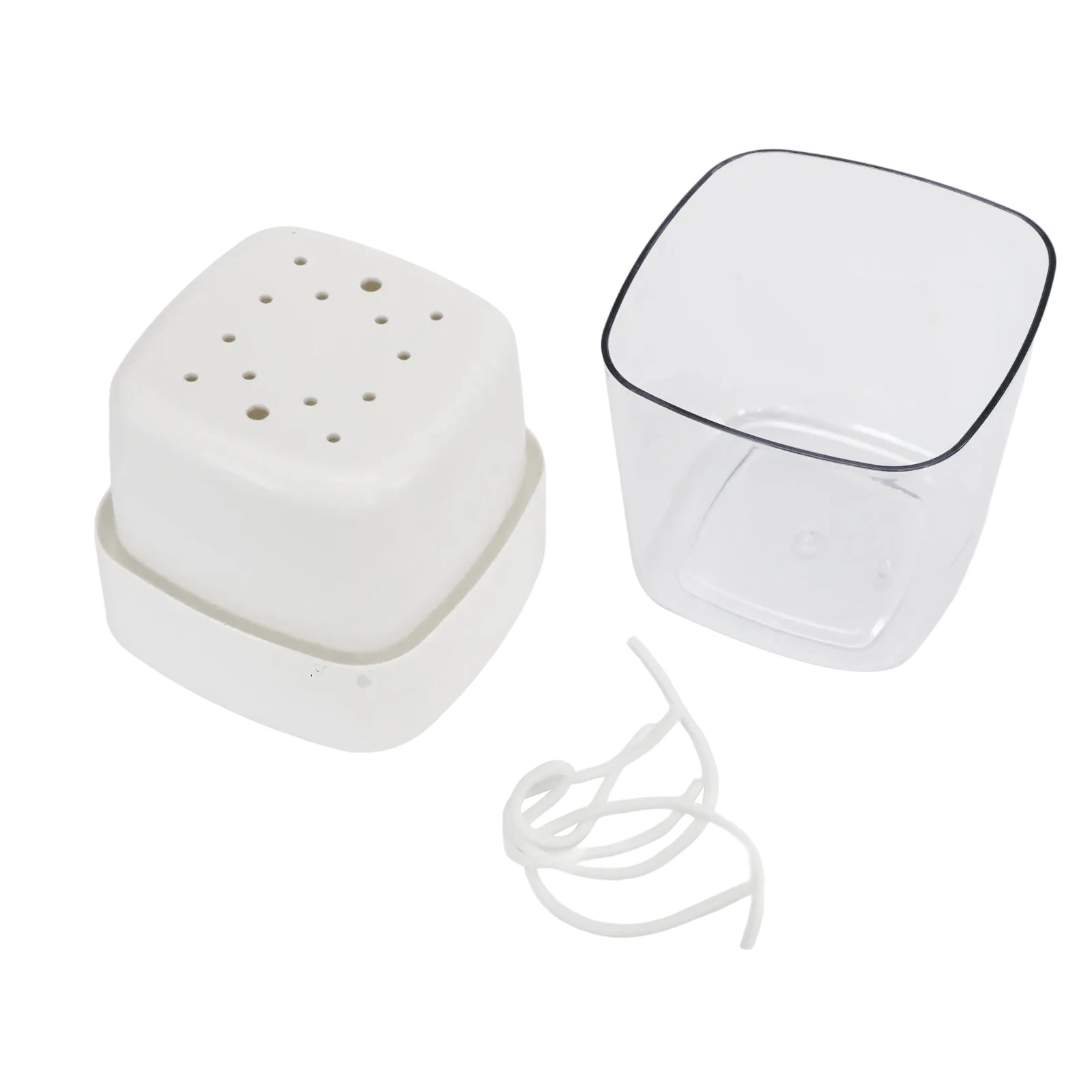 Self Watering Pots 3PC Set Designed with Efficient Drainage and Transparent Reservoirs for Monitoring Moisture