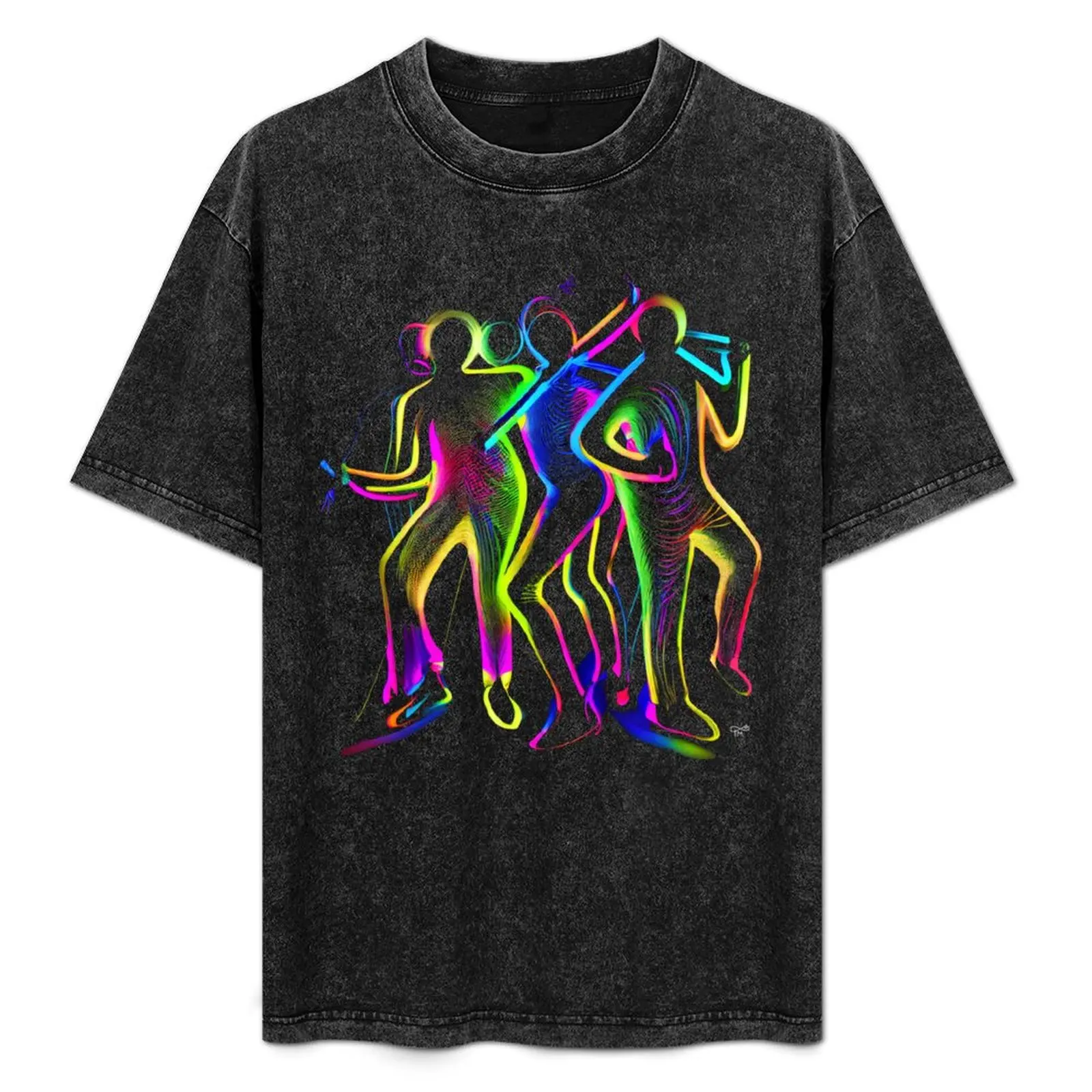 

70's 80's 90's Retro Neon Disco Dancers Clubbers Party #4 T-Shirt topping cheap stuff tees funny t shirts men