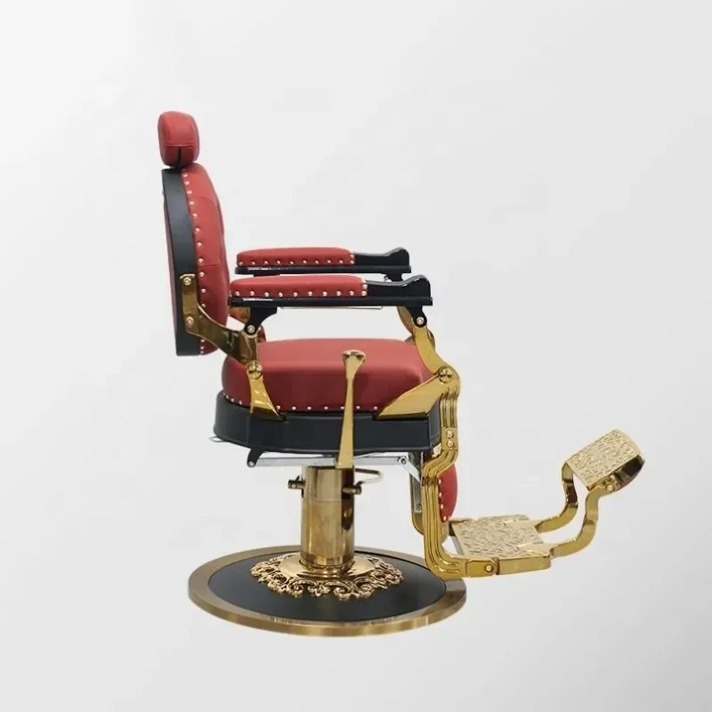 Men's oil head hair salon special hair salon reclining shaving chair perm and dyeing hair salon chair