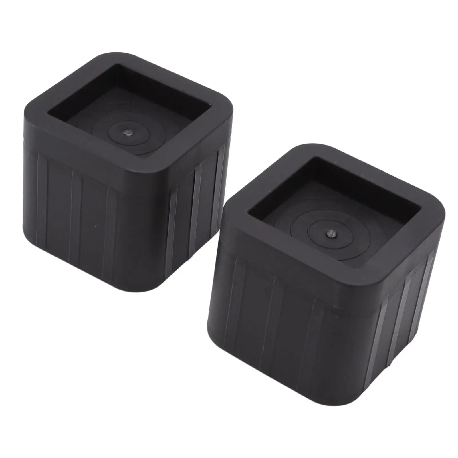 Chair Leg Risers - Black Height Boosters for Sofas & Furniture