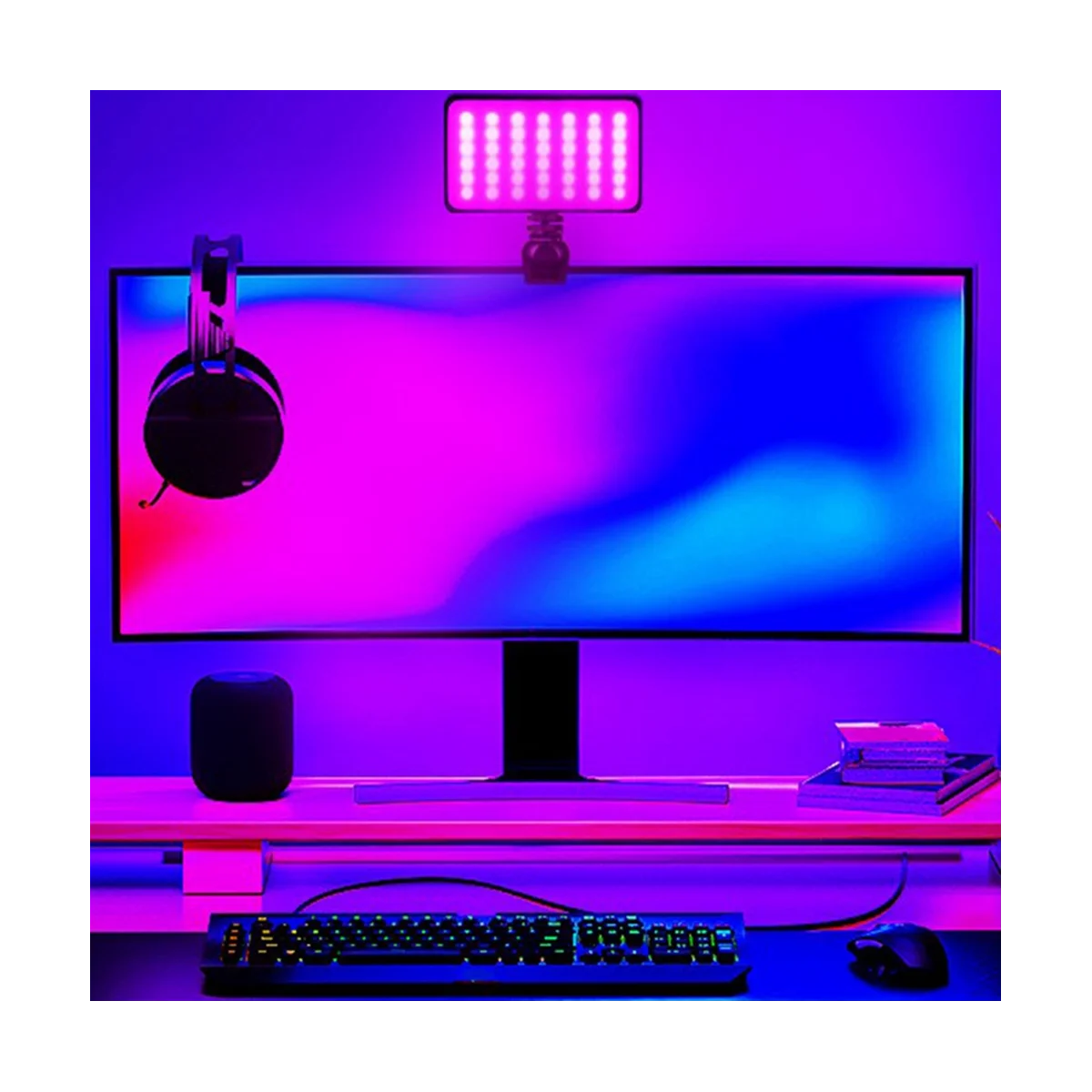 VLOGLITE RGB Video Light Mobile Phone Live Beauty Lighting Square Pocket Light Photography Full-Color LED Atmosphere Fill Light