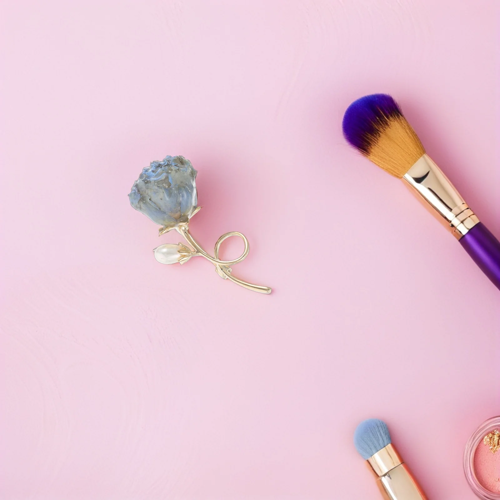 

Rose Brooch Elegant Rose Flower Pin Unique Floral Lapel Chest Pin for Dresses Coats Scarves Fashion Jewelry Accessory