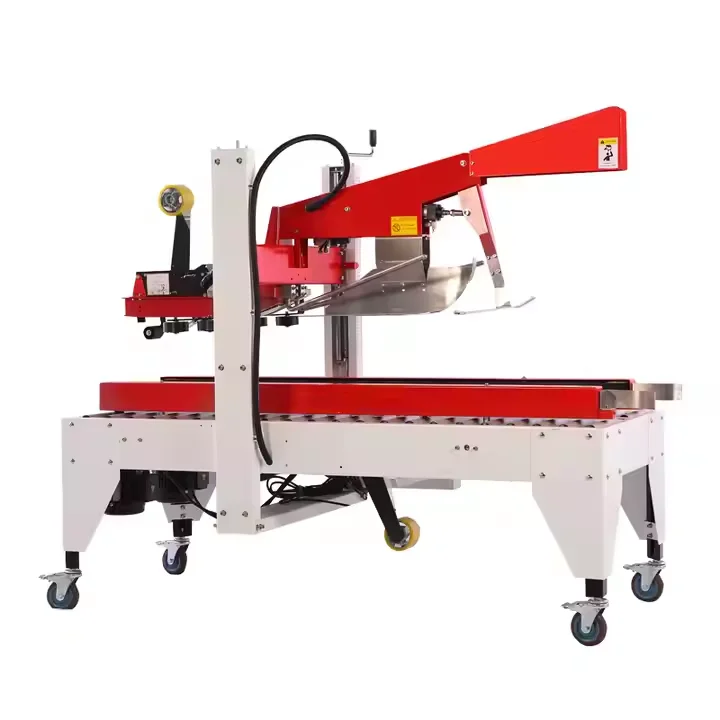 Semi-Automatic Express Box Tape Sealing Machine Speed-Adjustable Cartoon Sealer for Food Packaging