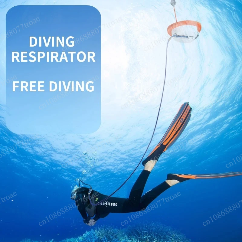 Diving Snorkel Equipment Trap Mobile Ventilator Support Deepest To10M Time 2.7-5H Underwater Snorkel Winter Ice Diving