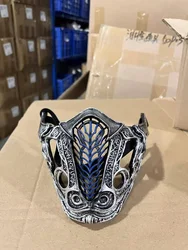Mortal Kombat Resin Cosplay Masks MK Scorpion Face Sub-Zero Mask Masker Unisex Halloween Cosplay Props