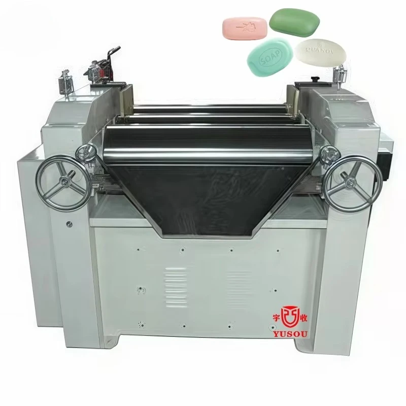 

Manufacturer Price Three Roller Soap Mill Extrusion Soap Surface