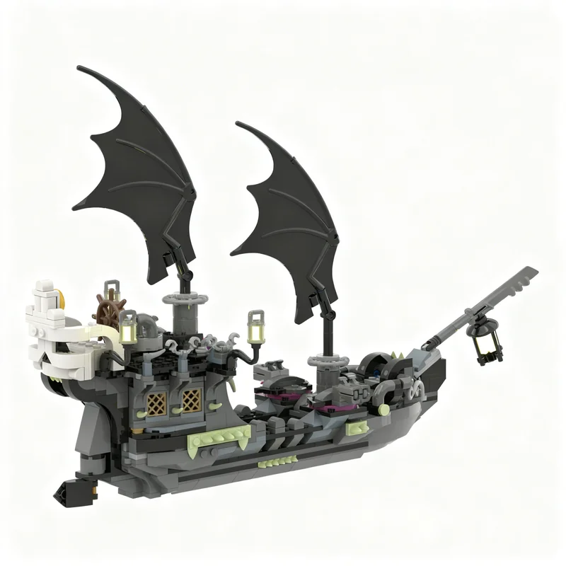 616pcs MOC Nightmare Ship Dreamzzz Model Building Blocks Toy Construction Assemble DIY Creative Christmas Gifts Idea Education