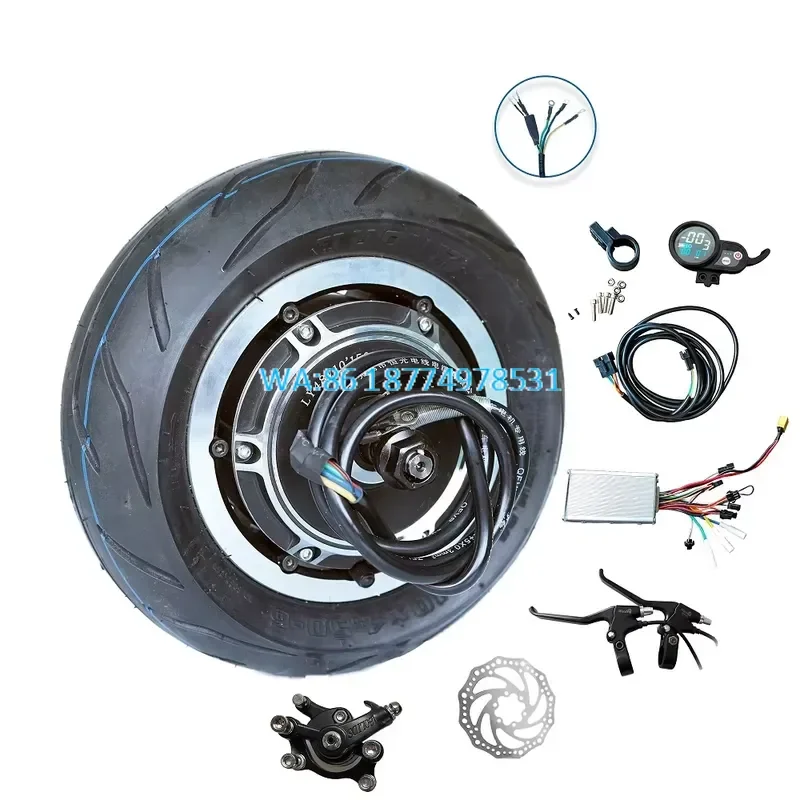 Wmwmnu High Power 10 Inch 48V 1500W for LUNYEE Hub Motor Kit for Scooter