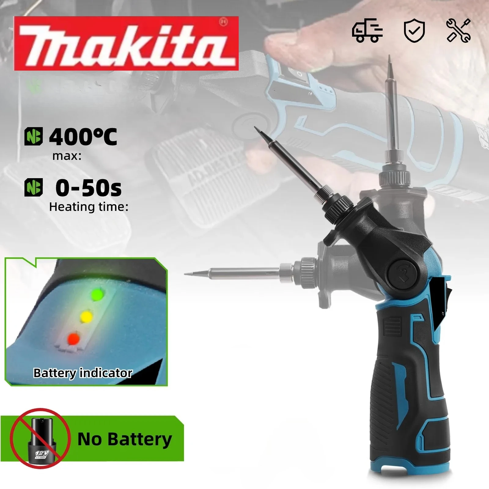 

Makita 18V Electric Soldering Iron Adjustable Angle 0–90° Portable Constant-Temperature Solder Gun Welding EU Plug Tools
