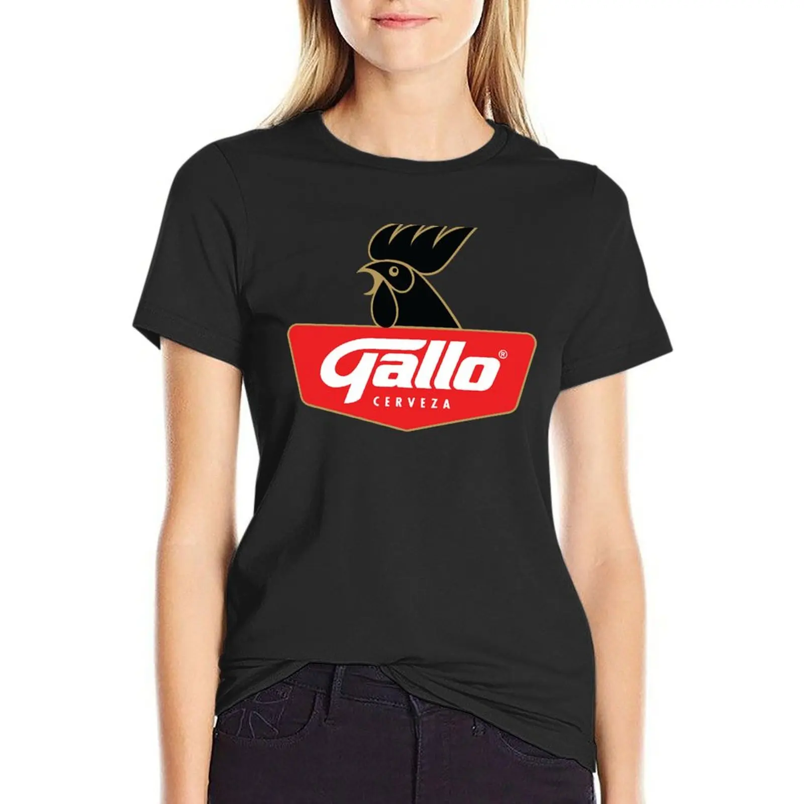 

Cerveza Gallo - Guatemala Beer chapin T-Shirt summer tops hippie clothes tops kawaii clothes Woman T-shirts