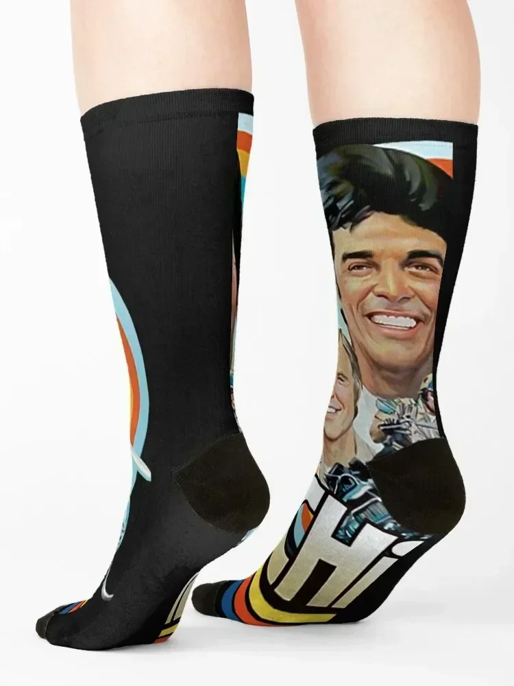 Retro Vintage Pop culture Socks winter thermal gift sports stockings hockey Man Socks Women's