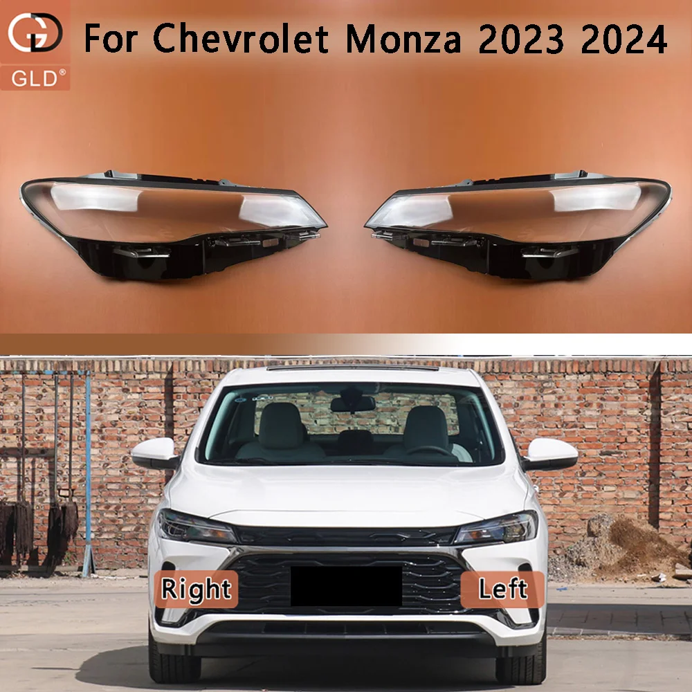 

For Chevrolet Monza 2023 2024 Headlights Shell Mask Cover Lampshdade Headlamp Housing Plexiglass Replace The Original Lampshade