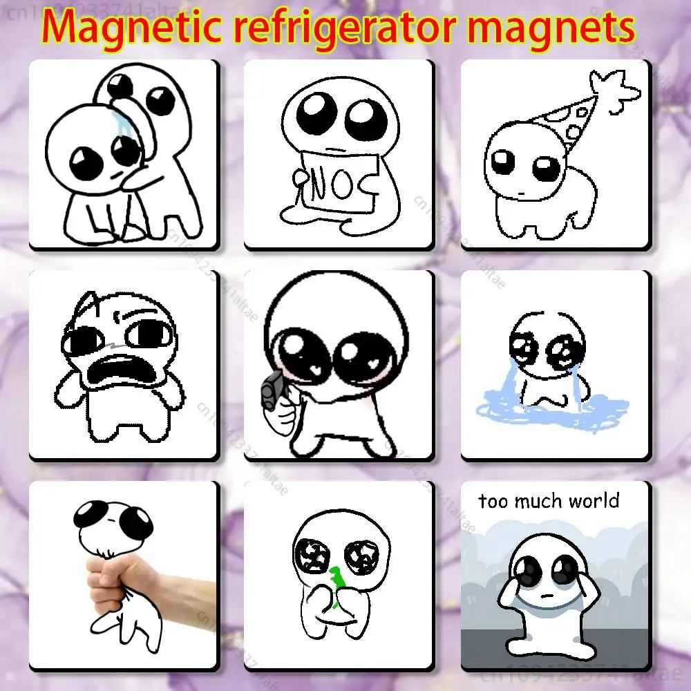 

TBH Autism Creature Yippies Fridge Magnet Personalized Magnetic Durable Plastic Square Picture Surface Fridge Magnets