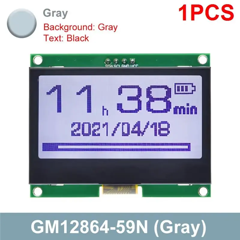Hot-I2C LCD Module 128X64 12864 IIC ST7567S COG Graphic Display Screen Board LCM Panel Dot Matrix For Arduino C