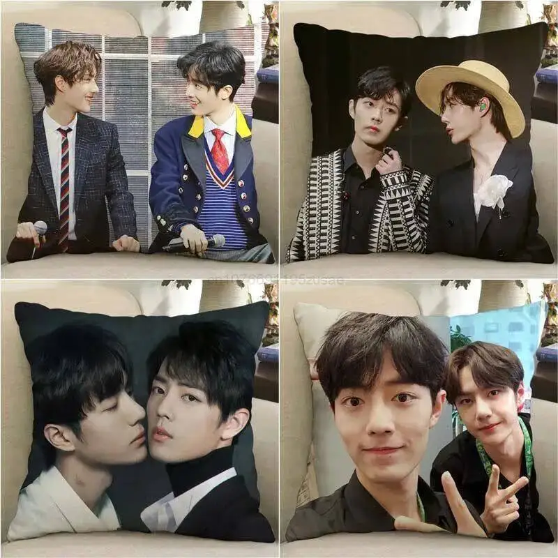 

Bojun YiXiao Merchandise Pillow Custom-made For Xiao Zhan And Wang Yibo Suitable For Sofa Bedroom Dormitory As A Birthday