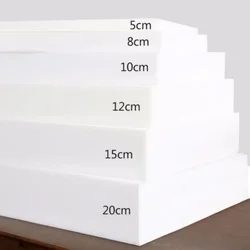 Custom High Density White Foam Sponge Cushion Foam Upholstery Replacement Pad Window Cushion Mattress Sofa Seat Cushion