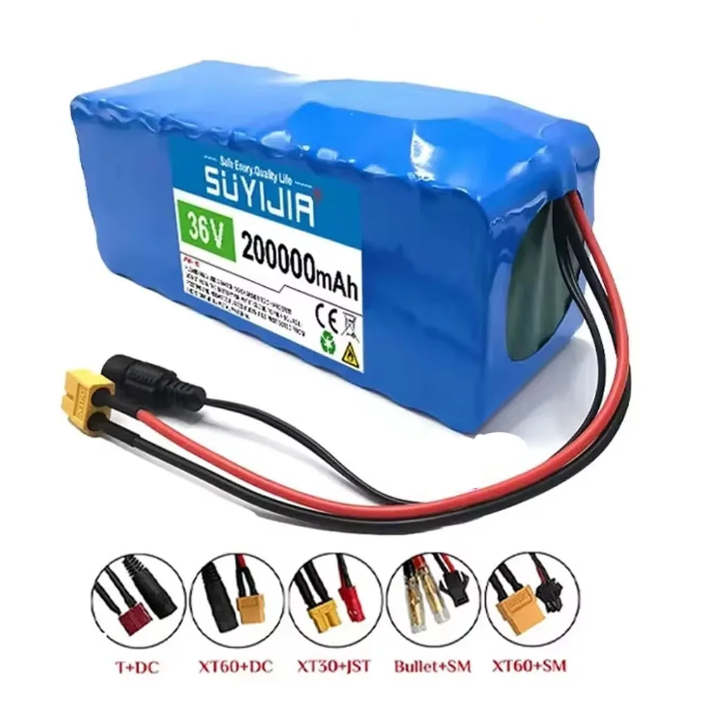 

36V 200AH 10S4P 18650 Lithium -ion Battery Pack BMS Is Used for Bicycle Motorcycle Wheelchair Scooter