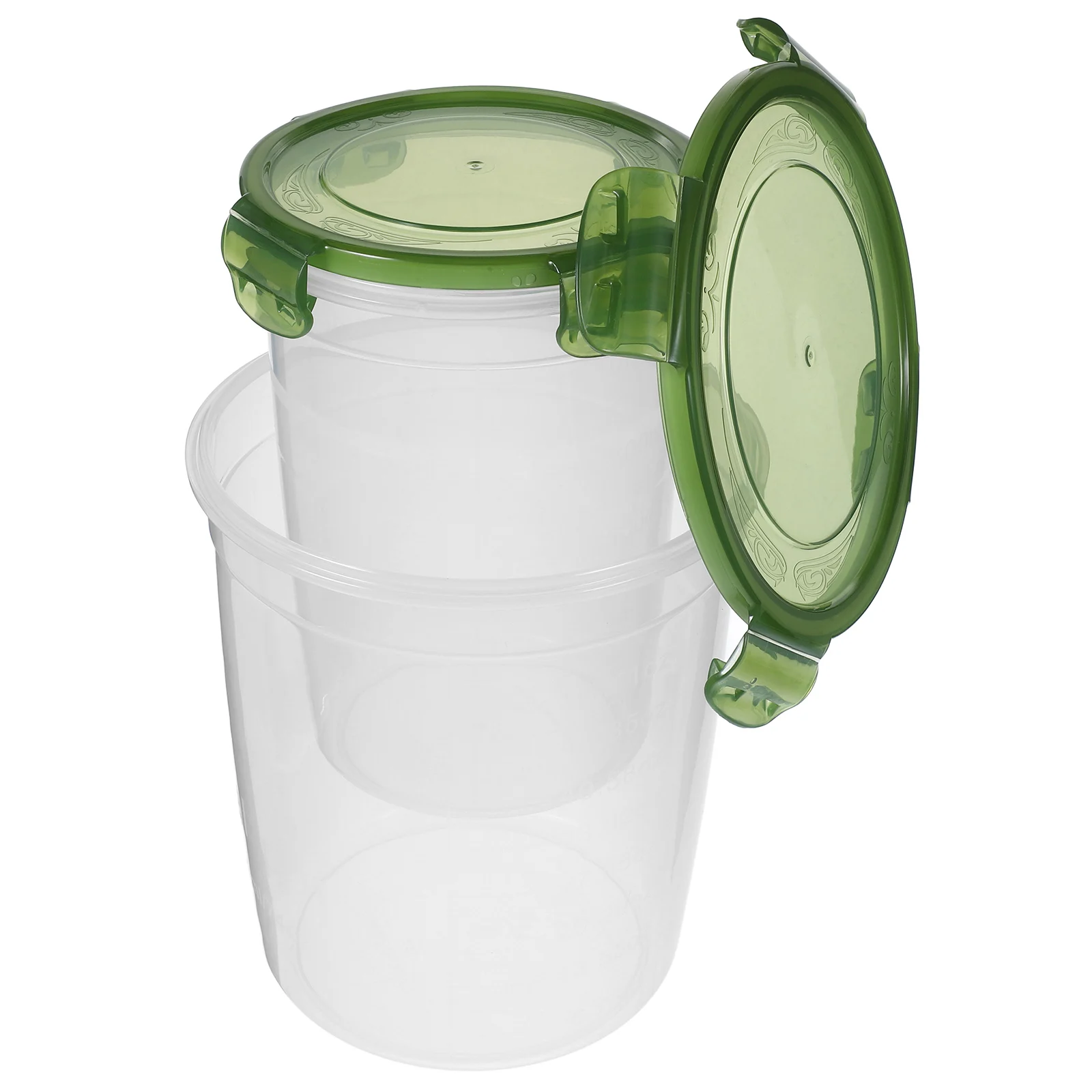 Contenedores de alimentos sellados herméticos, tarros de almacenamiento de granos de PP, botes de cocina para café, té, aperitivos, contenedor de alimentos, 2 uds.
