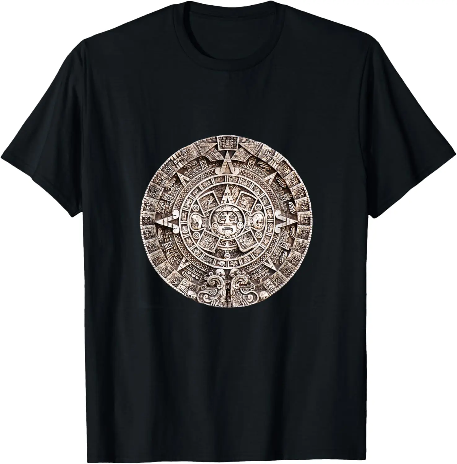 

Aztec Calendar Funny Ancient Mayan Sarcastic Humor Novelty T-Shirt