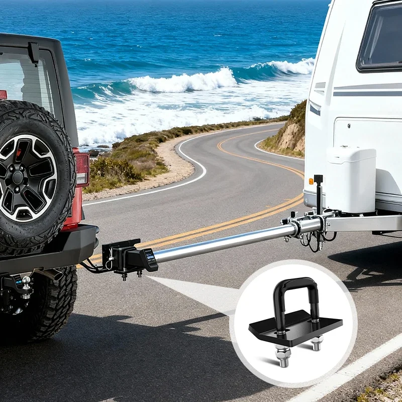 

Универсальный анти-погремушка U-образный болт, зажим для затяжки сцепного устройства, сверхмощный цинк из углеродистой стали для стабилизатора муфты прицепа и грузовика