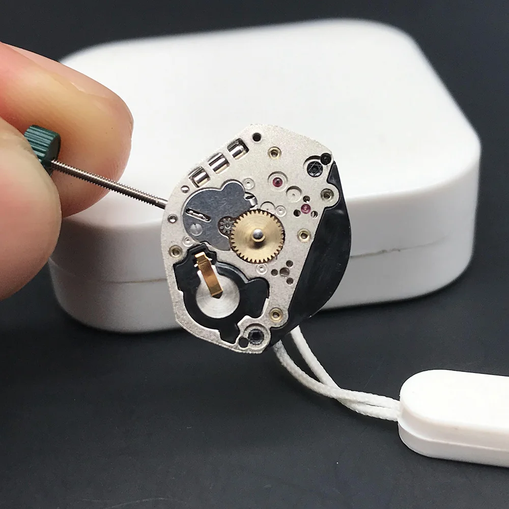 Original Quartz Ronda 1064 movement 2 stitches and a half With adjust stem Replacements Two Jewels with Battery