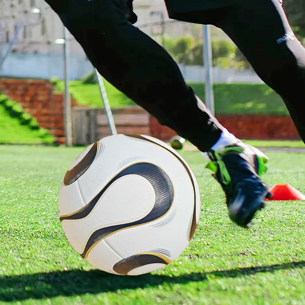 ﻿   축구공 공식 사이즈 5 PU 고품질 소재 무봉제 골 팀 야외 경기 축구 훈련 공