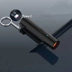 New Mini Explosion-Proof Car USB Smoke Igniter Portable Outdoor Windproof High-Power Coil Tungsten Cigarette Lighters Pendant