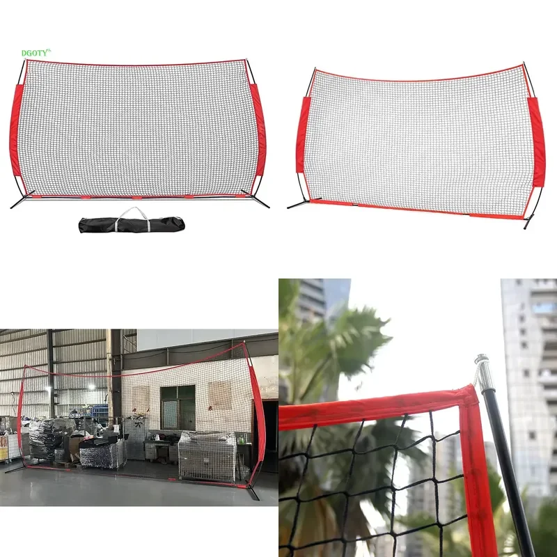 12*9ft Multi-Sport Barrier Netting Screen Net Intercepts Net for Outdoor Golf Baseball Tennis Training-Golf Training Aids