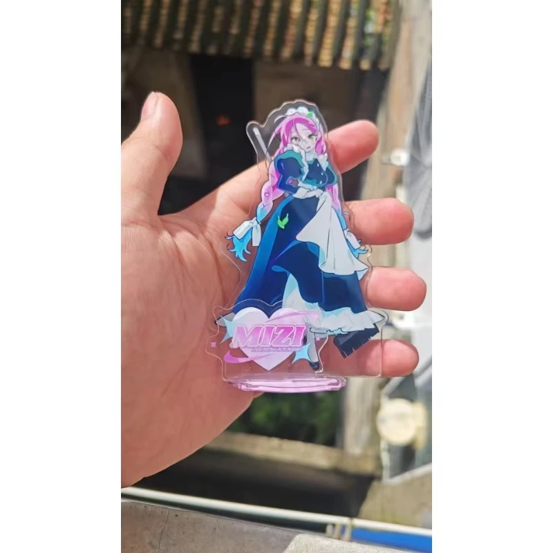 Alien Stage Acrylic Stand Set Mizi And Sua Maid Outfit Desktop Display Decor New Collectible Gift For Anime Game Fans view 5