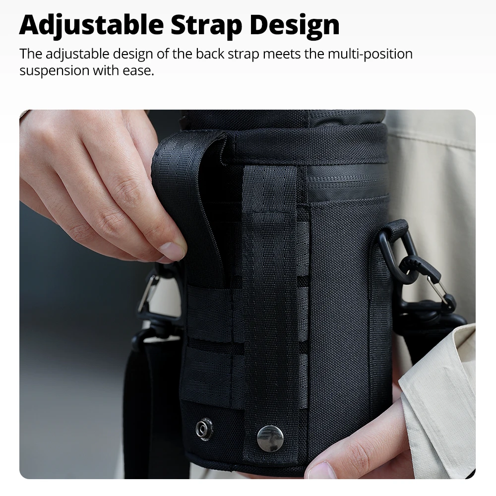 Ambitful Camera Lens Bag High Quality DSLR Photography Shoulder Bag Pouch Carry Case for Canon Lens Nikon Sony Fuji Backpack image 4