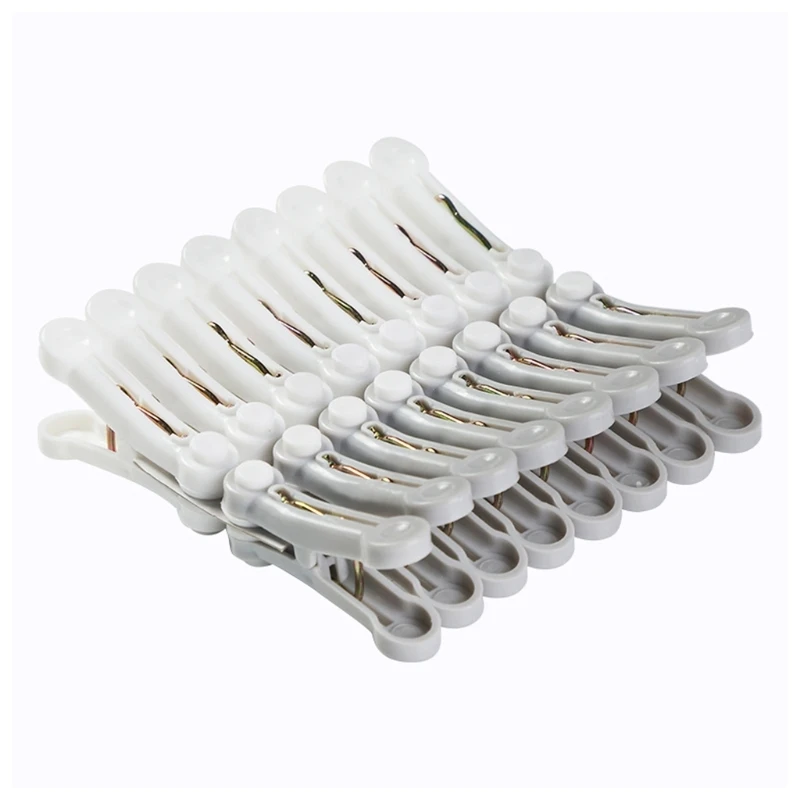 16pcs Traceless Clamps Clothespin Laundry  Bed Sheet Clip Clothes Pin