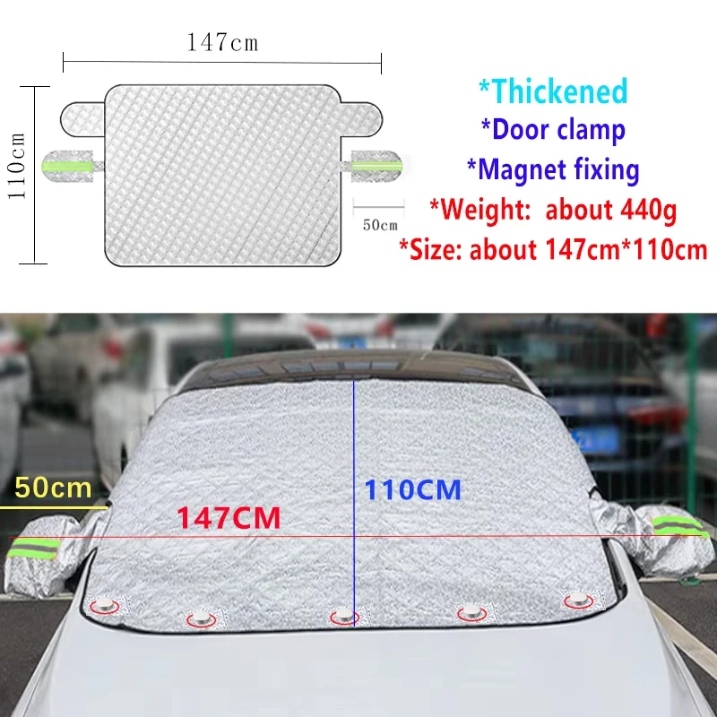 Sunshades For BYD Seagull Dolphin Mini 2023-2025 2024 Snow Cover Sun Visor Windshield Covers Sunshade Dust-proof Car Accessories