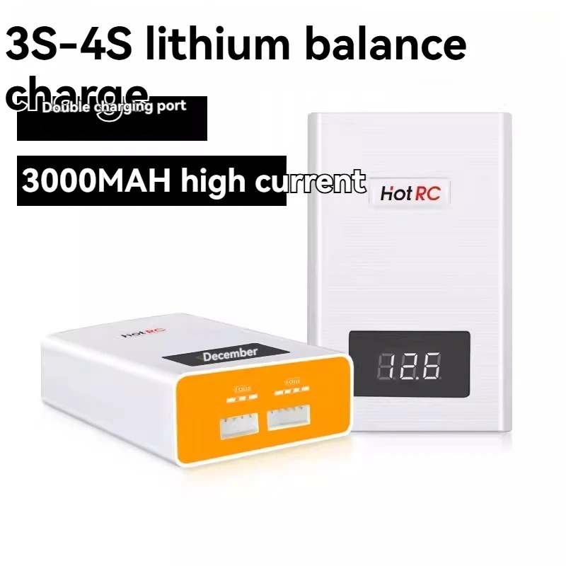 

A400 RC Model Charger Balanced Charging for 3S/4S LiPo Batteries Fast Charging 11.1V 14.8V RC Vehicles, Cars, and Boats