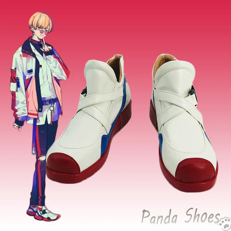Paradox Live Yeon Hajun zapatos de Cosplay Anime Cos botas blancas Cosplay disfraz Prop zapatos para fiesta de Halloween Con