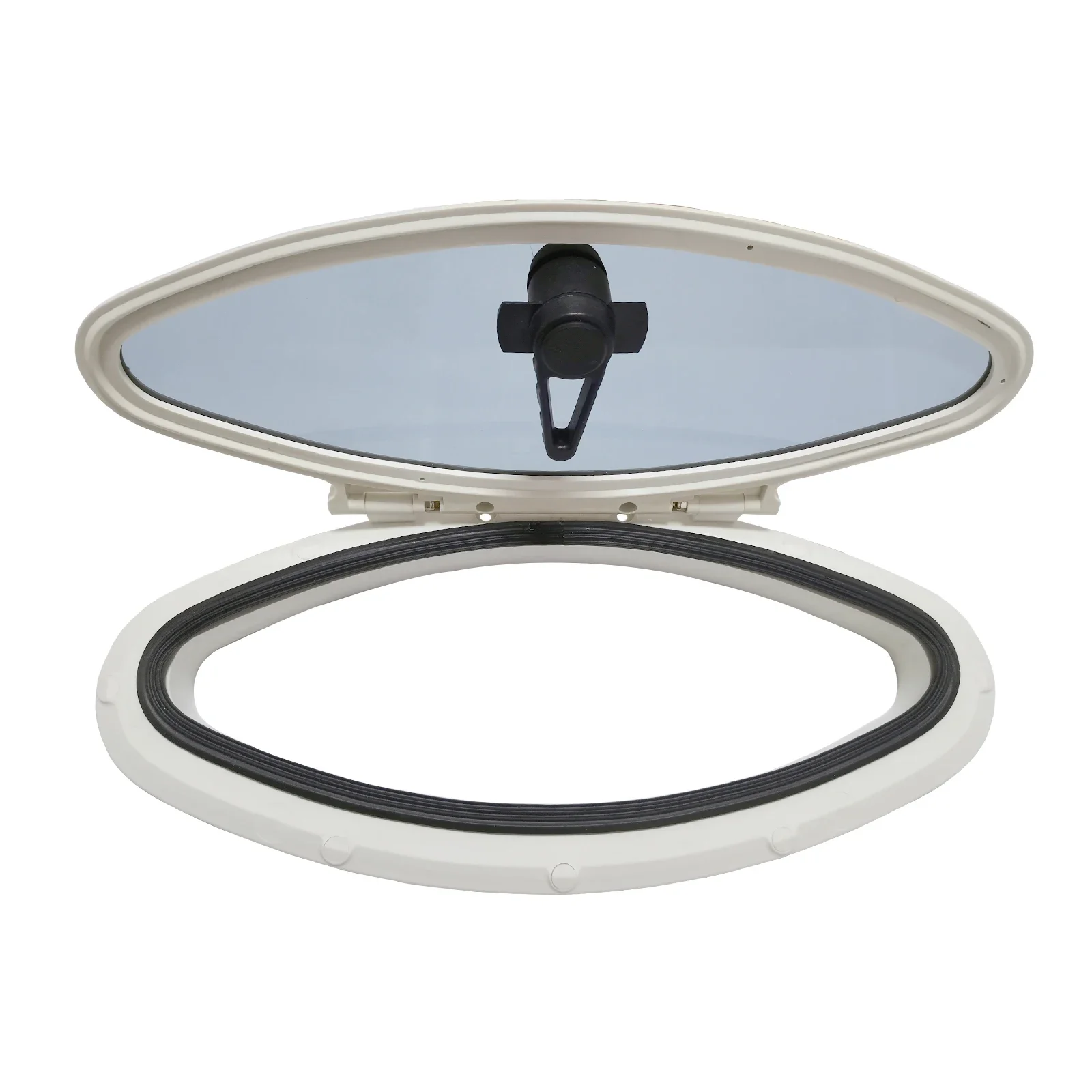 Best-selling Marine white oval tempered glass porthole glass Marine accessories