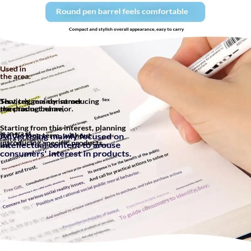 

Набор из 10 двусторонних маркеров-выделителей пастельных цветов, флуоресцентные маркеры для выделения ключевых моментов, двусторонние маркеры-ручки