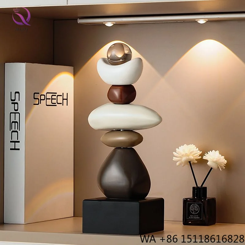 MKMJ Newly Designed Luxury Resin Art Decor Geometric Home Decor Tabletop Decorative Ornaments