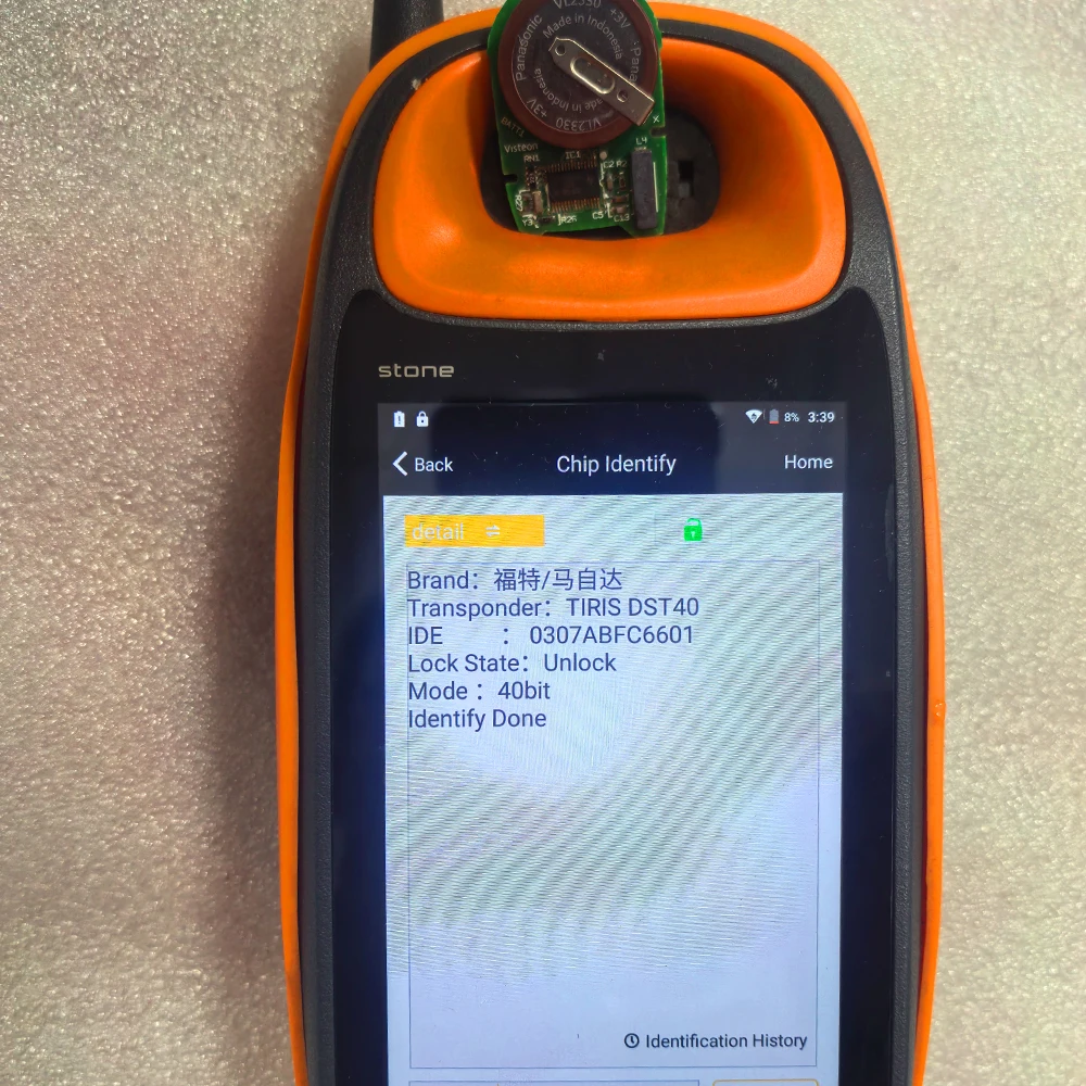 フォードトランジット用のオリジナルの3ボタンリモートキー、p/n: 6c1t15k601ag、oem 433mhz、4d63、2006、2007、2008、2009、2010、2011、2012、2013、2014
