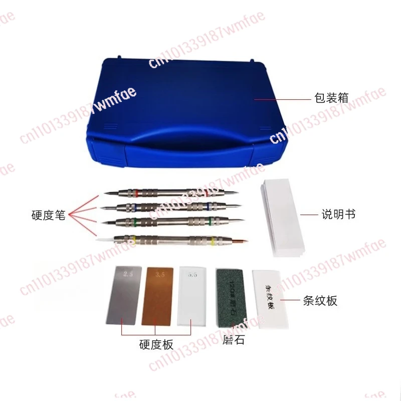 

Ручка твердости Мооса класса 2-9, керамическая плитка, тестер твердости Мооса, испытательный прибор, ручка для проверки твердости Мооса