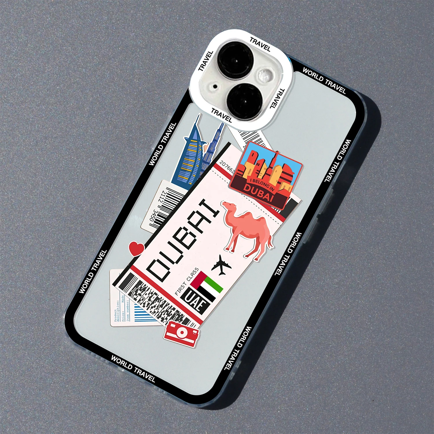 World City Travel Ticket New York London Tokyo Phone Case For iPhone 15 14 13 12 11 Pro Max Mini XS X XR SE 7 8 Plus Cover Funda