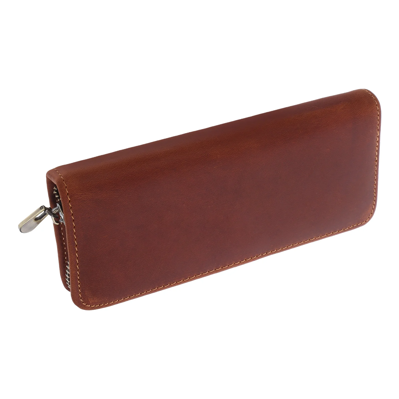 

Pencil Case Vintage Zippered Pen Holder for School Office Stationery Essentials Vintage Pencil Holder