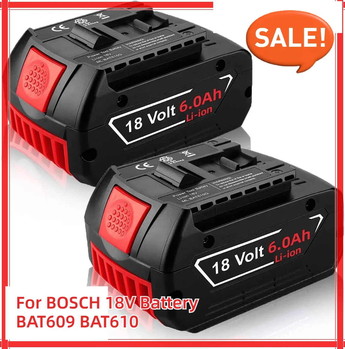 For BOSCH 18V Battery BAT609 BAT610 For Bosch 18V Professional 18V Li-ion Battery Drill Battery GBA18V GSR18V BAT618 BAT619