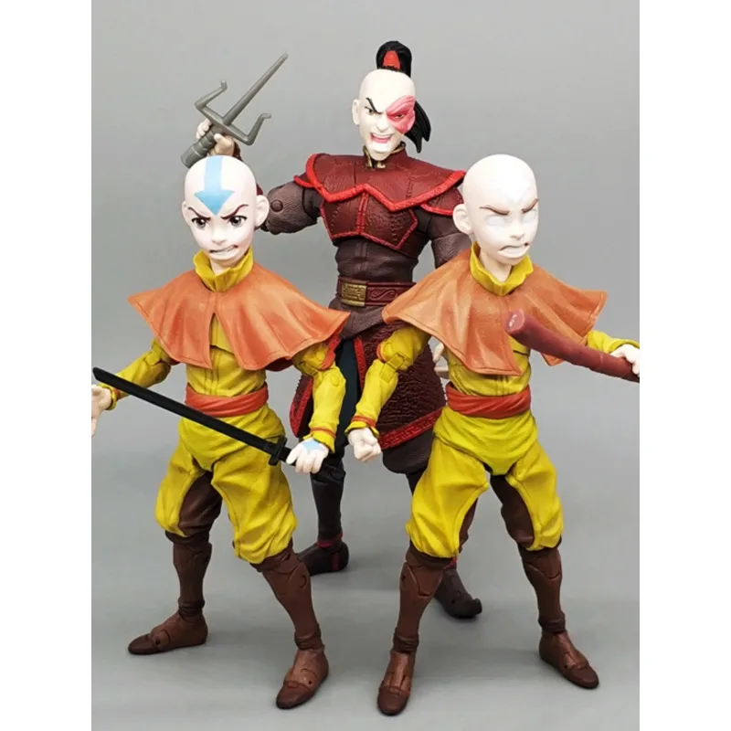 American Cartoon Action Figures Aang Zuko  5-inch Anime Model Children's Toy Gift