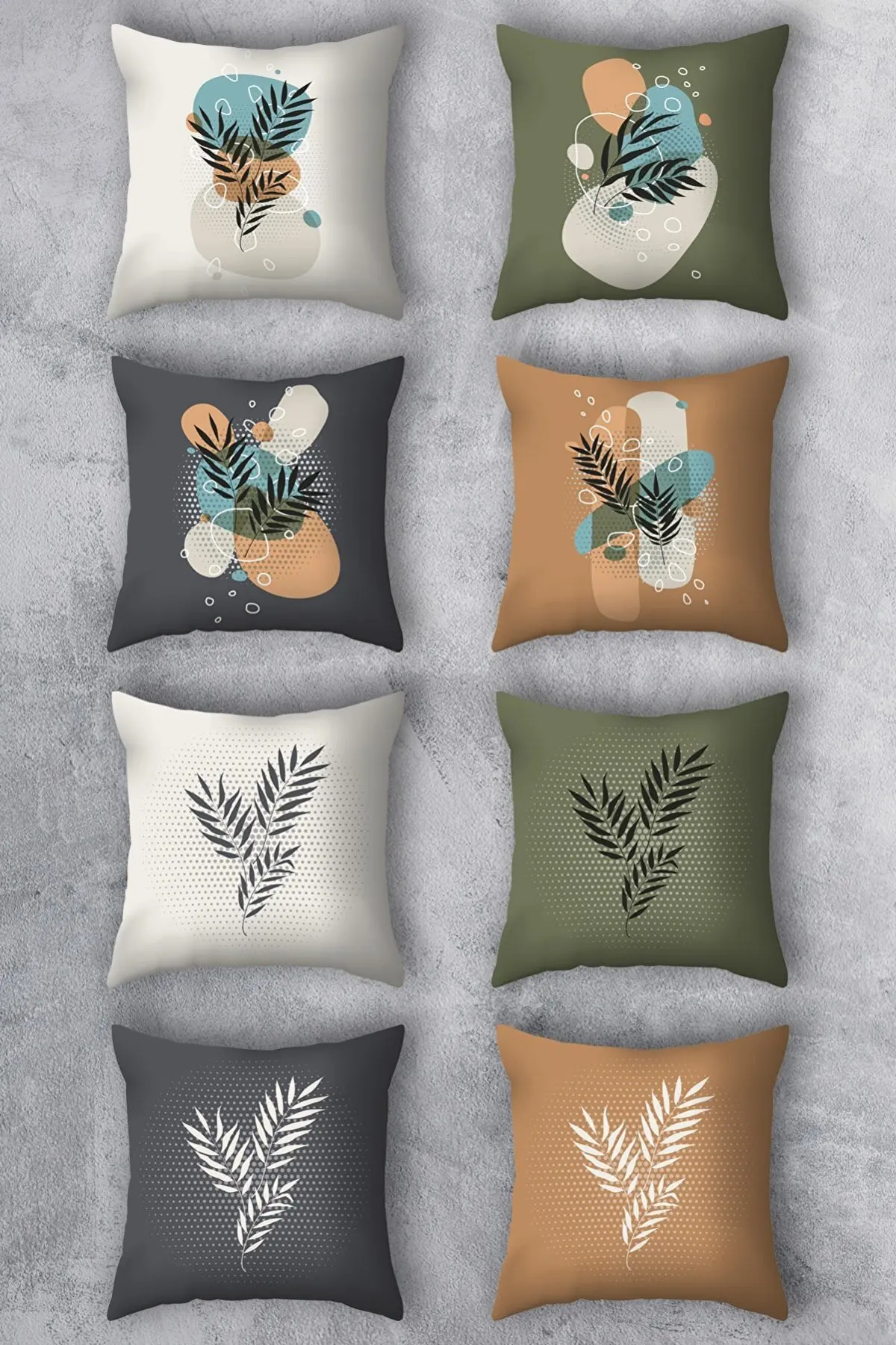 2022 New Model Stylish Design Fashion Double-Sided Printed 43x43 Pillow Cover Set of 8 Combination.