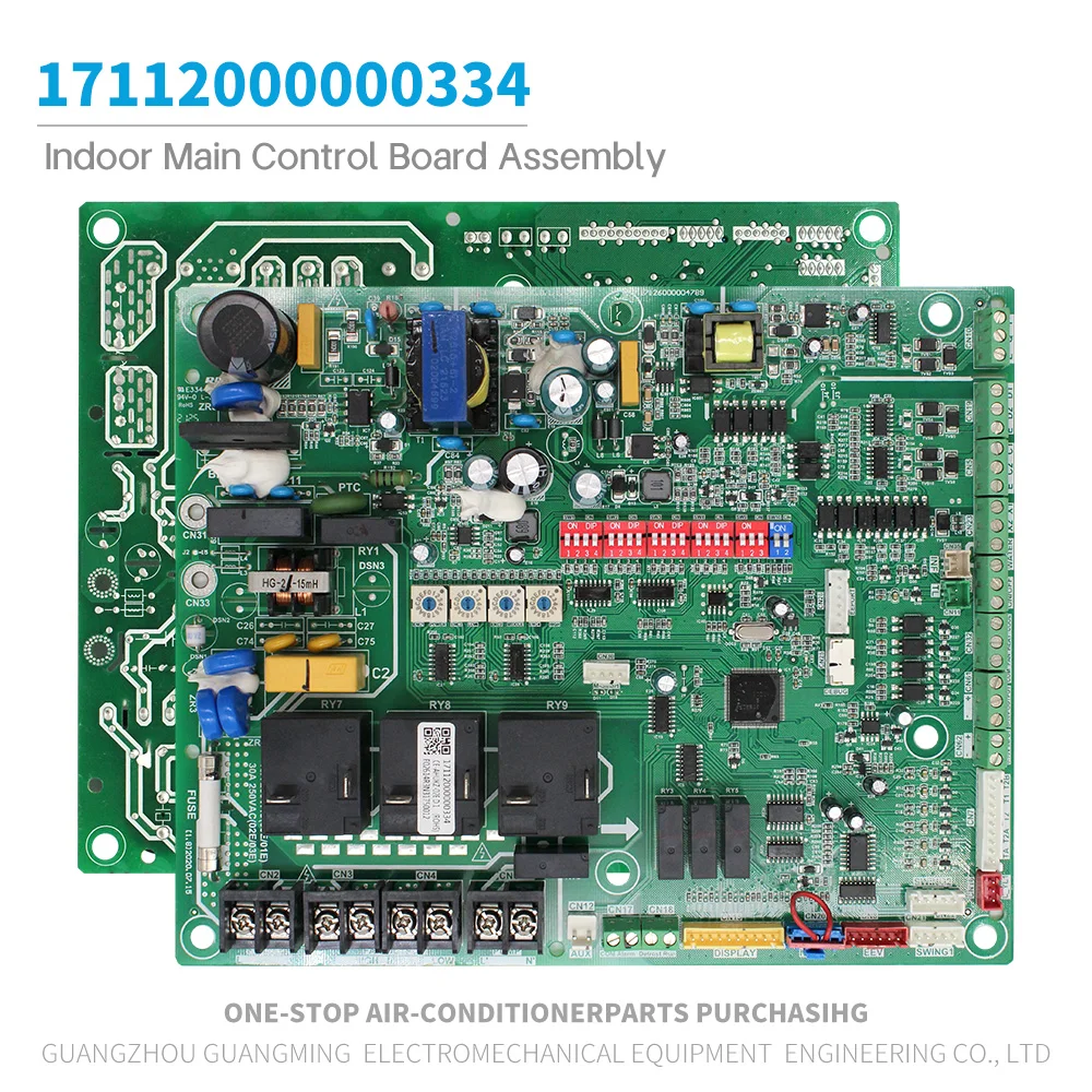 Nueva Placa de Control Principal Interior 17112000000334 CE-AHUKZ-02E.D.1.1 para Unidad Midea MDV VRF, Piezas y Herramientas para Aire Acondicionado HVAC