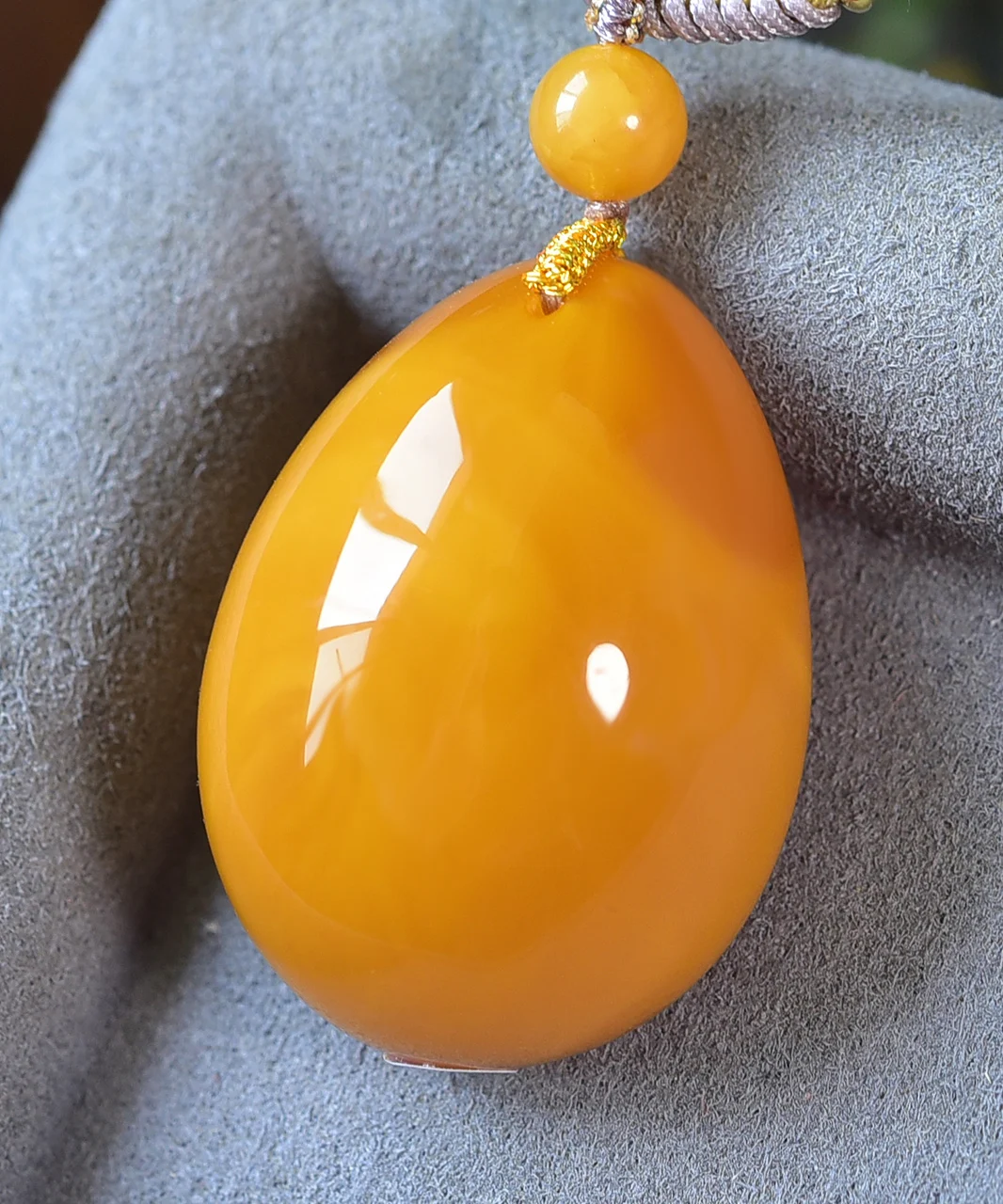

Natural Orange Amber Pendant Water Drop Yellow Amber 37.27.18mm Gemstone Pendant Necklace Jewelry AAAAA