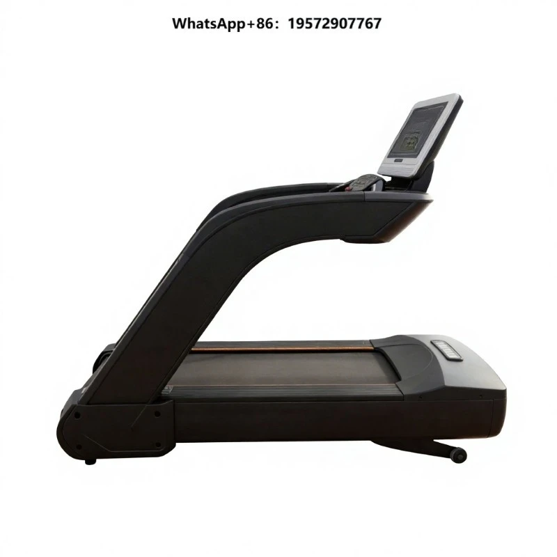 Magnetic Safety Lock Heavy Duty  Capacity Lcd Touch Treadmill With Handrail for Home Workout