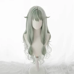 Anime Project SEKAI COLORFUL STAGE! 90cm Long Kusanagi Nene Green Curly Cosplay Wig Heat Resistant Kusanagi Nene Wigs