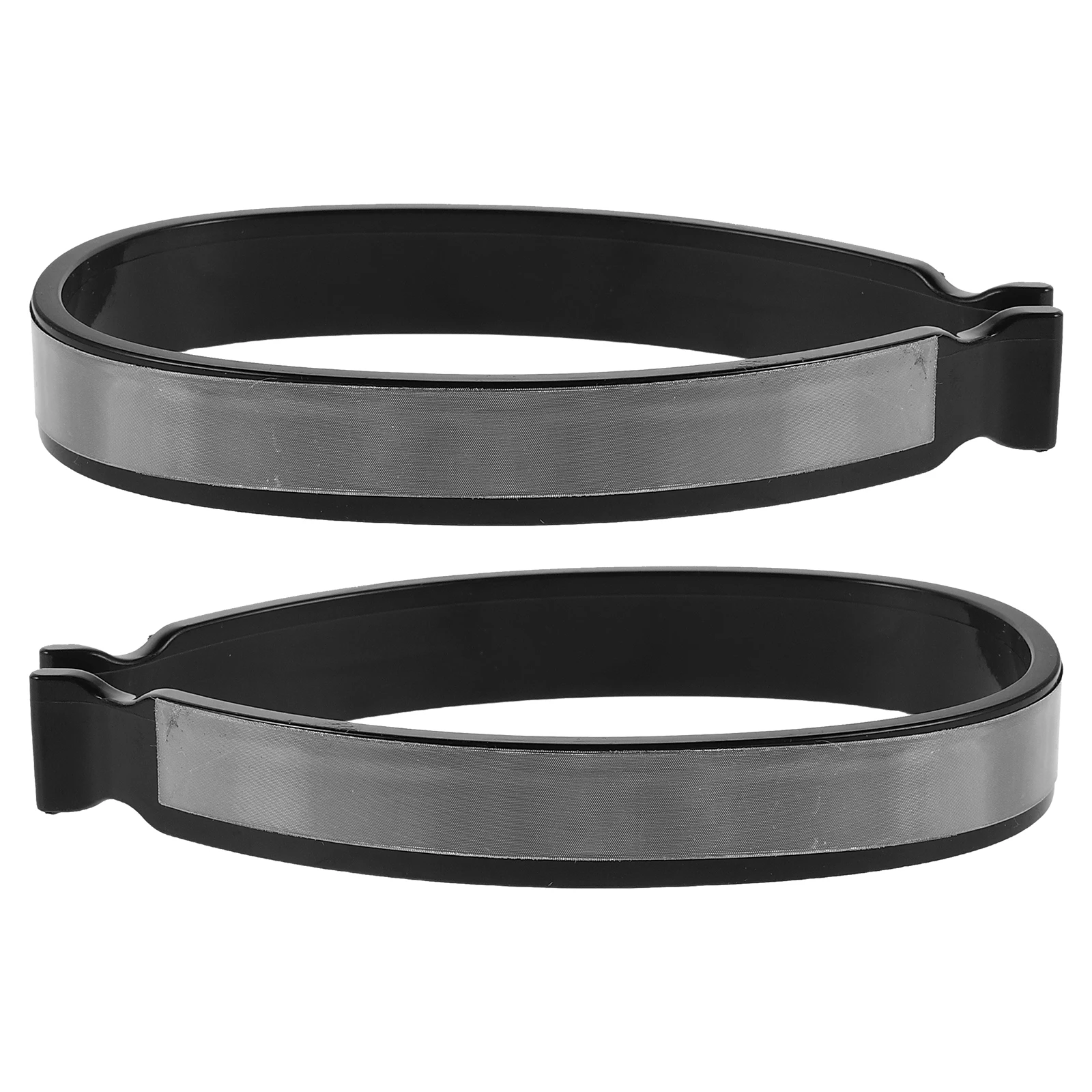 2 زوج عاكس الدراجات بنطلون كليب واسعة رمادي الساق العصابات الكاحل سلامة ليلة الدراجات ركوب الدراجات السراويل حزام سلسلة الدراجة